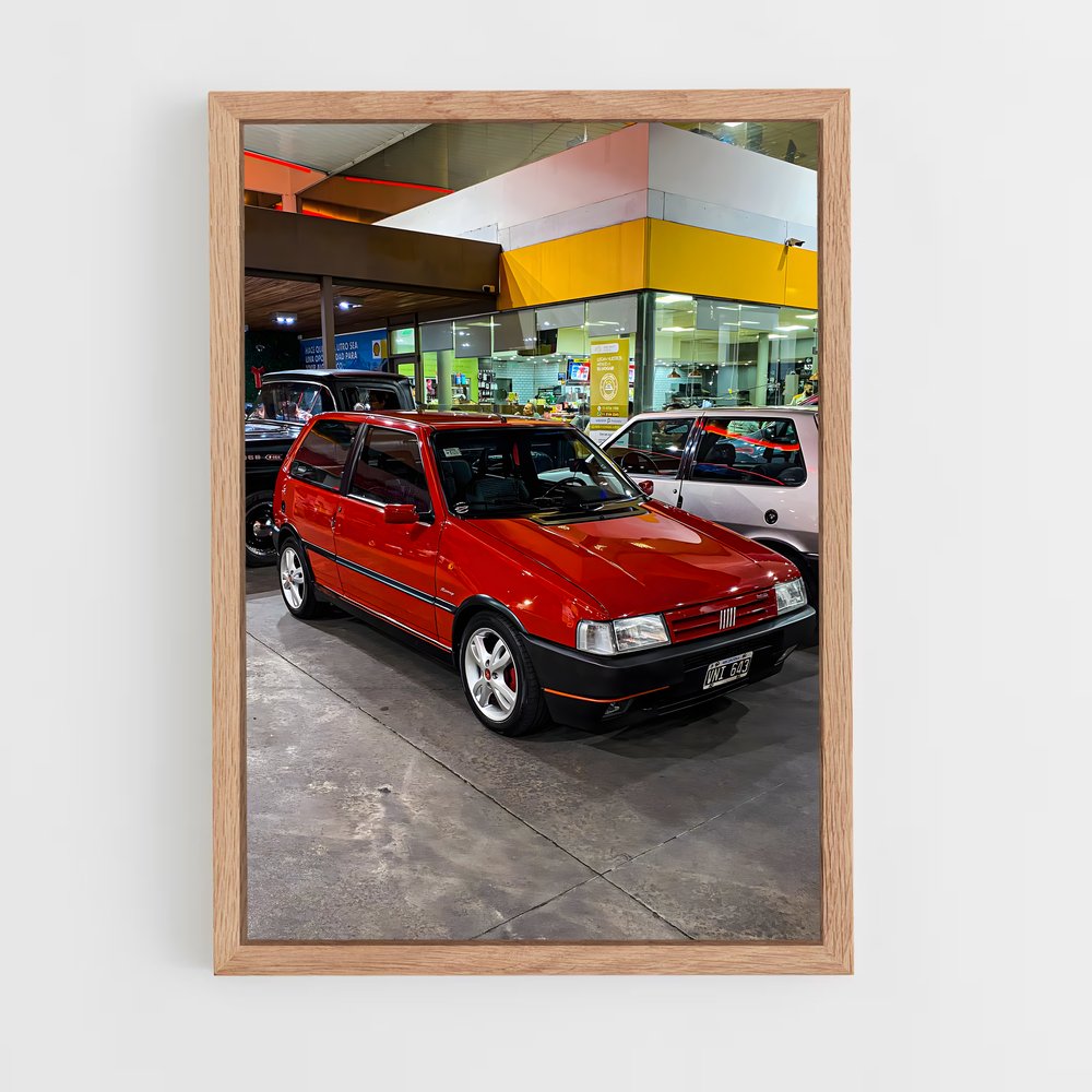 Poster Uno turbo – affiche Fiat (vue 4)